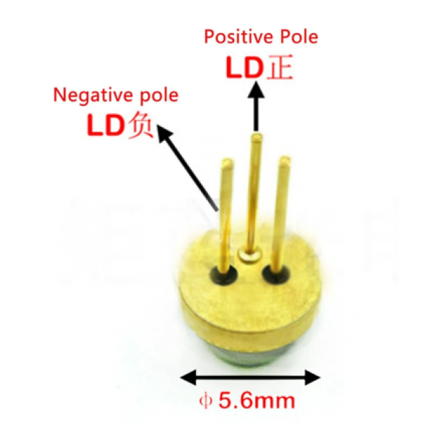 دیود لیزر ۸۵۰ نانومتر - توان نوری ۲.۳ وات - اپتیکی